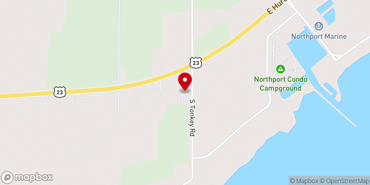 Map showing location of Saint Paul Lutheran Church