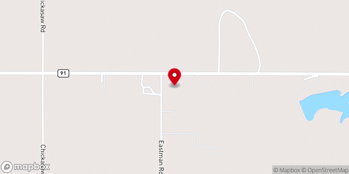 Map showing location of Murray Hill Baptist Church