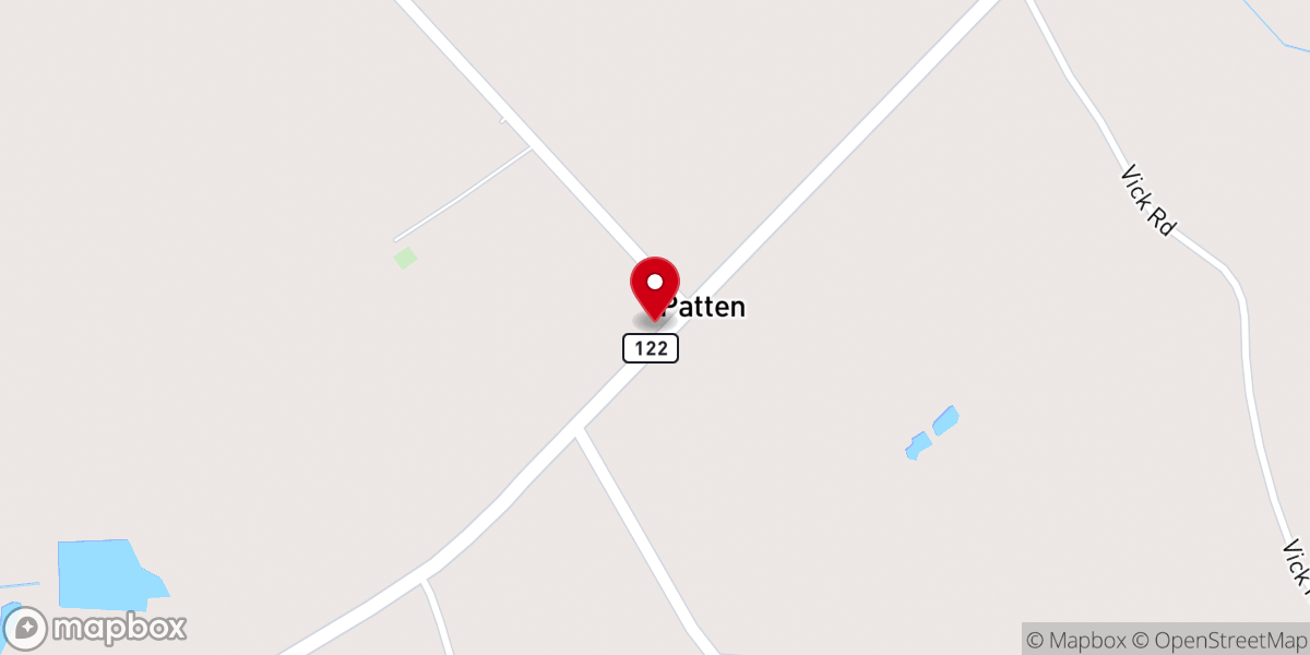 Map showing location of Bell Mission Church of God in Unity