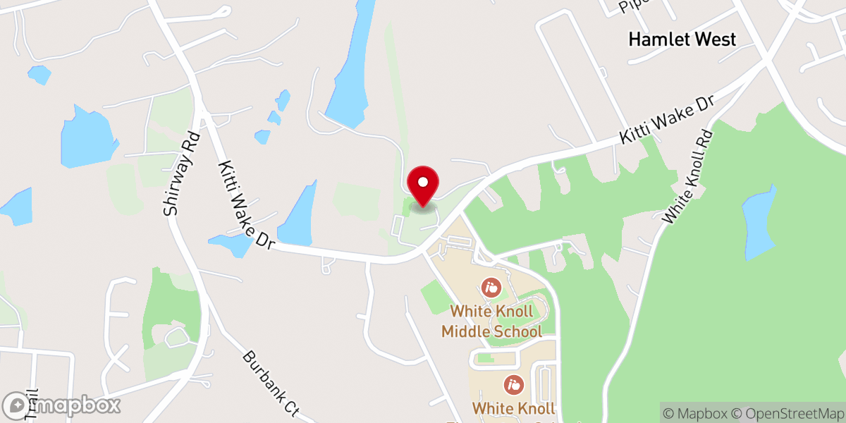 Map showing location of Northside Baptist West Campus