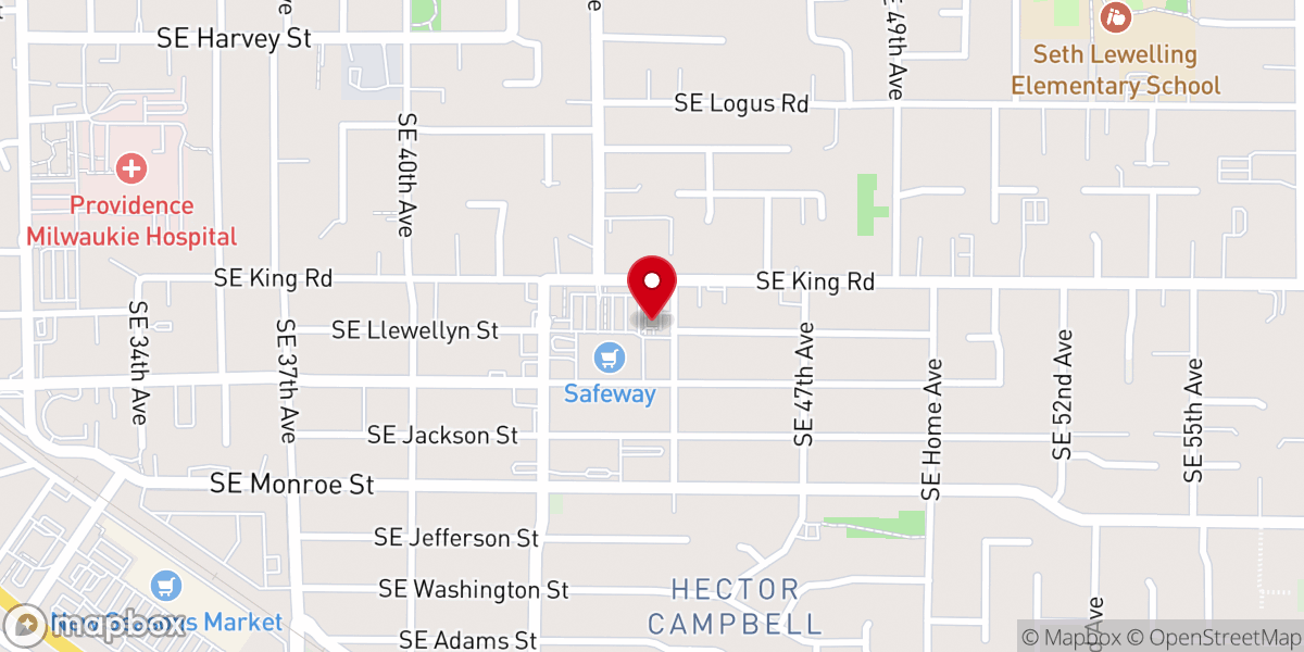 Map showing location of Marian Prayer Center