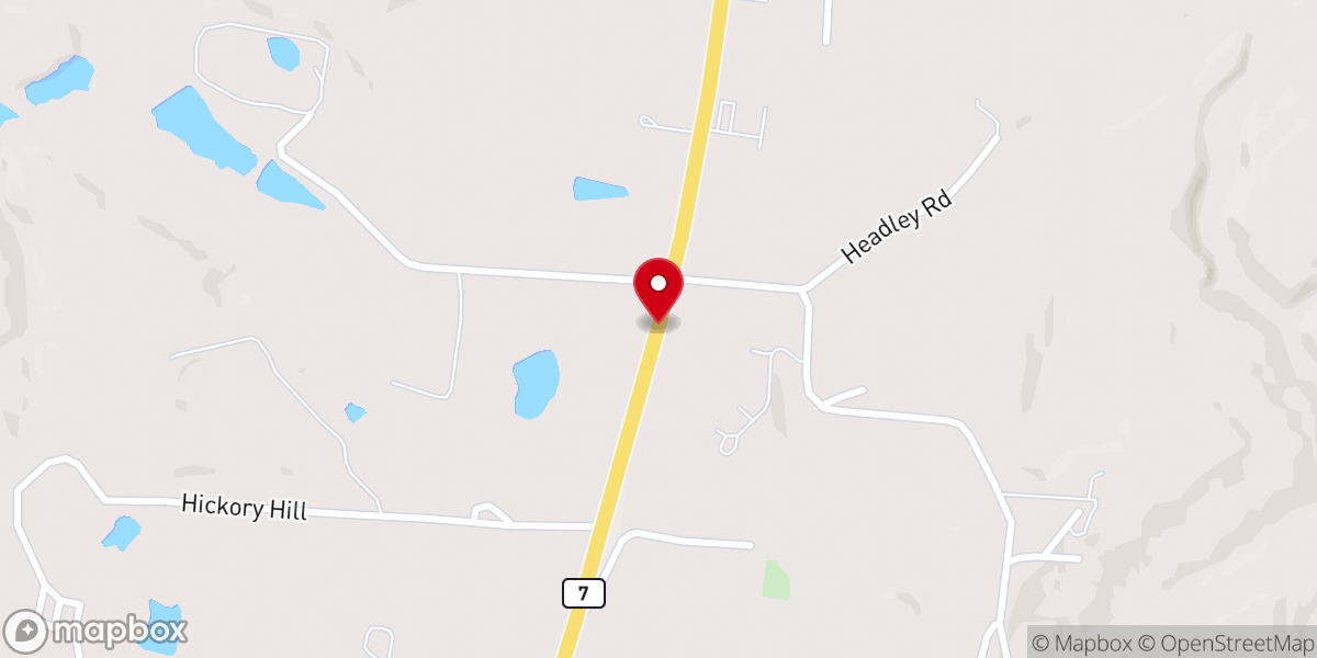 Map showing location of Faith Harvest Church