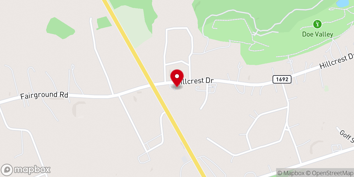 Map showing location of Barr Realty & Auction Co, Inc