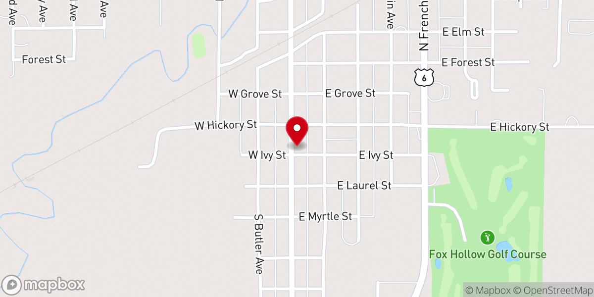 Map showing location of Saint Mary's Catholic Church, Sutton