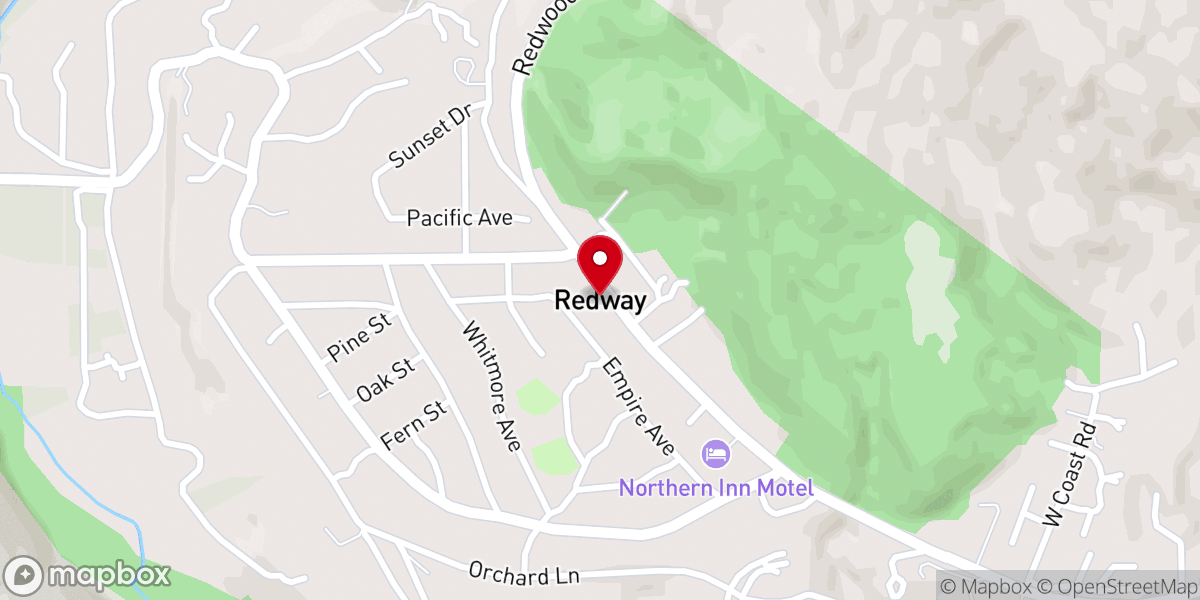 Map showing location of S Humboldt Friends Worship Gr