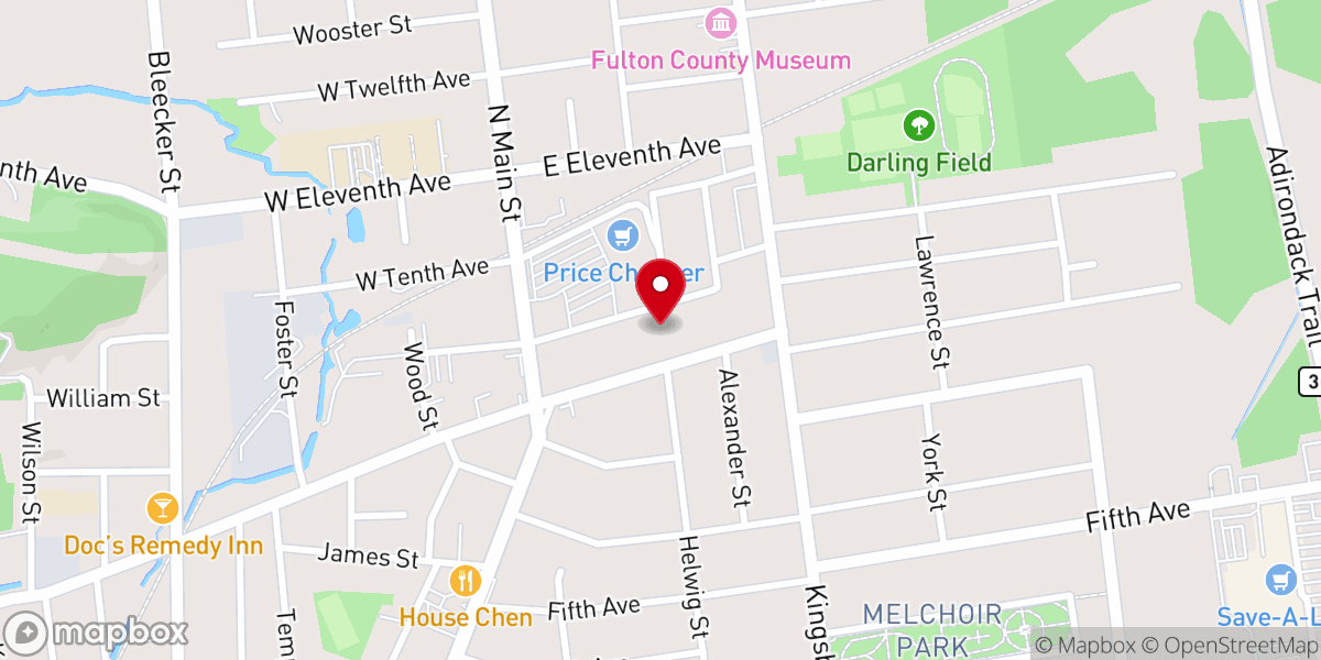 Map showing location of Fulmont Community Church Inc