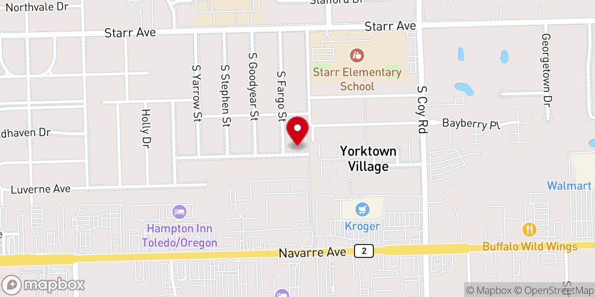 Map showing location of First Spanish Church of God