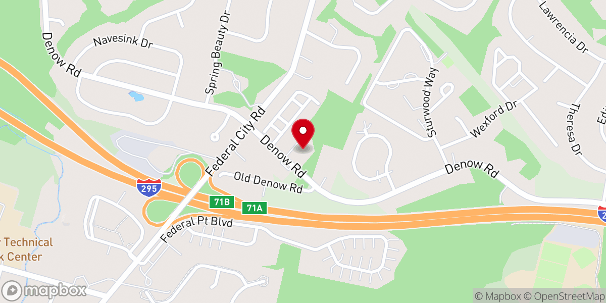 Map showing location of Hope Presbyterian Church PCA
