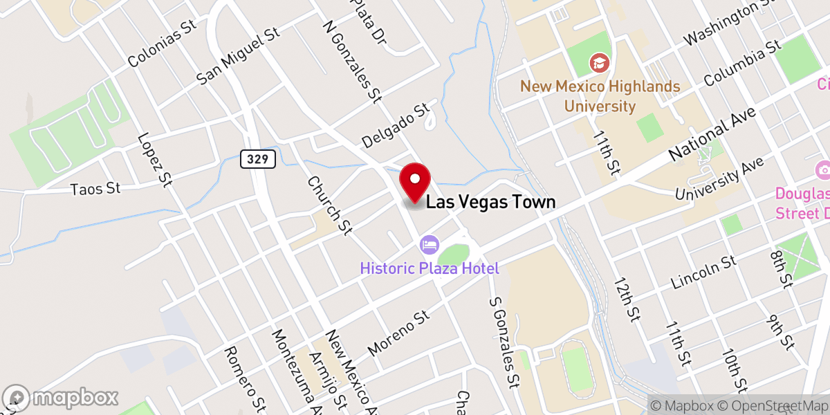 Map showing location of Las Vegas Bilingual Church