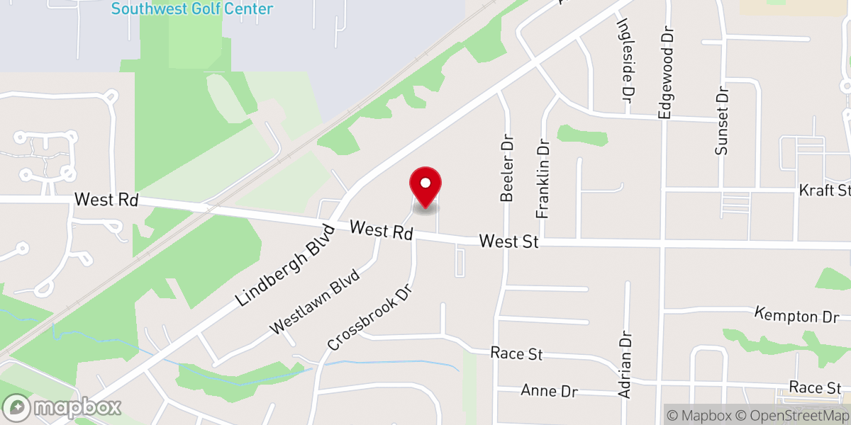 Map showing location of Christ United Church