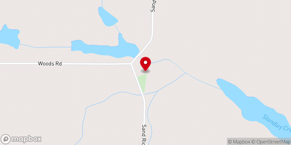 Map showing location of Sandridge Church