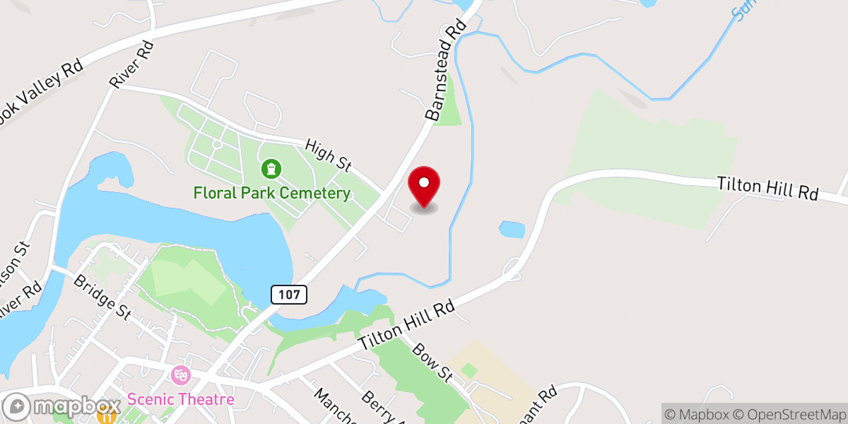 Map showing location of Joy Church