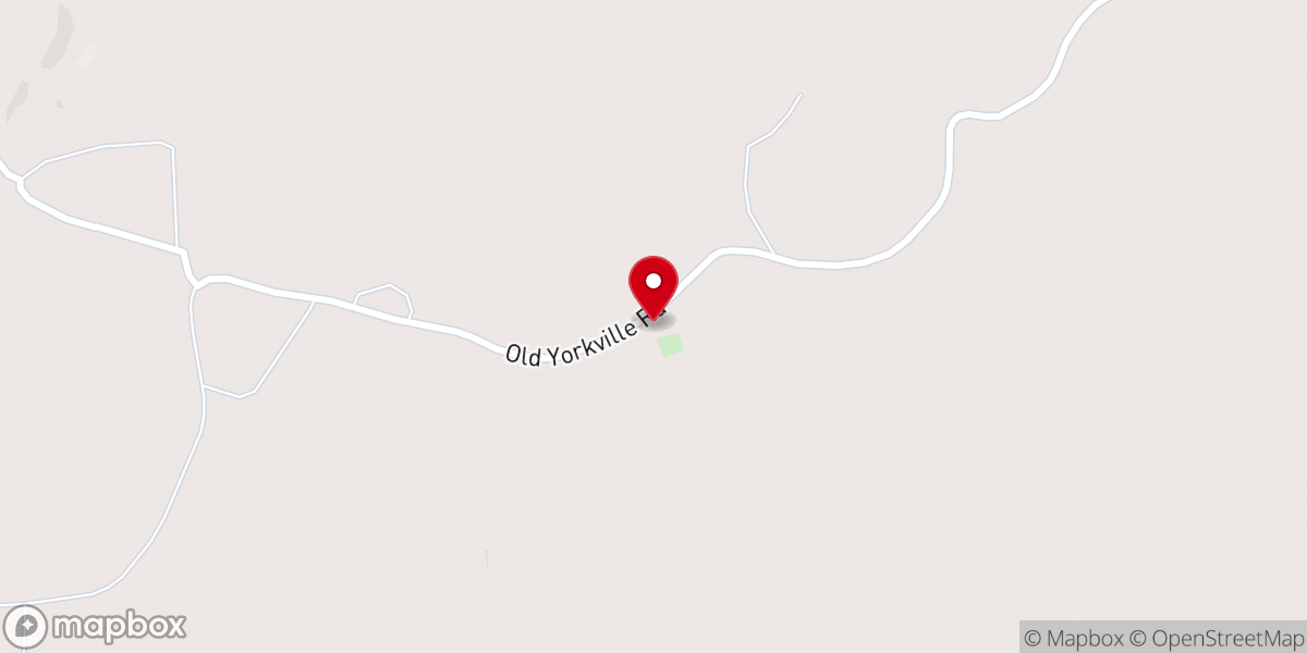 Map showing location of Baptist Grove Church