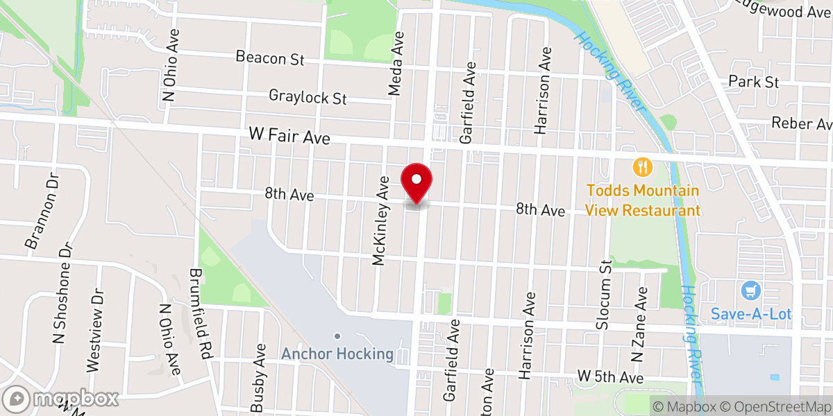 Map showing location of Firehouse Church