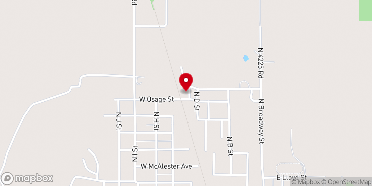 Map showing location of Victory Baptist KJV Church