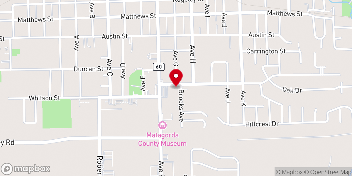 Map showing location of Turning Point Church