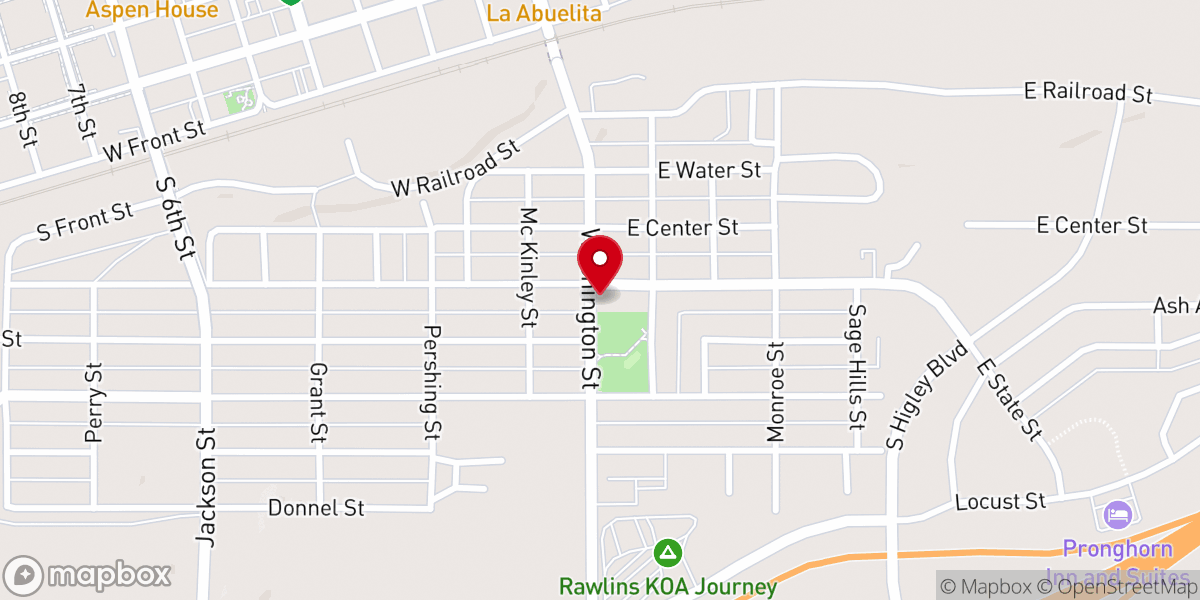 Map showing location of United Pentecostal Church