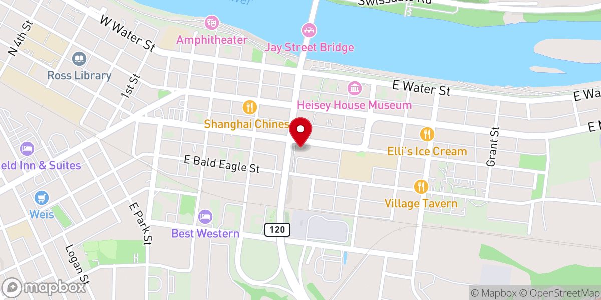 Map showing location of JB Wrenchin'
