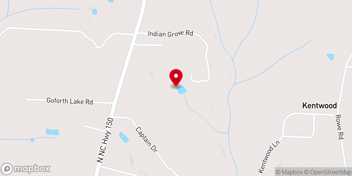 Map showing location of Tom Farrell Evangelistic Ministries