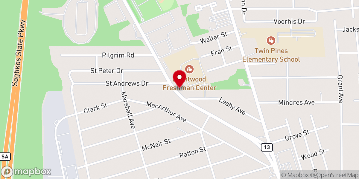 Map showing location of Refuge Community Church