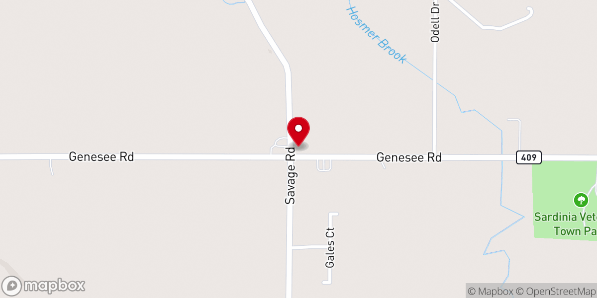 Map showing location of St. Jude Roman Catholic Church