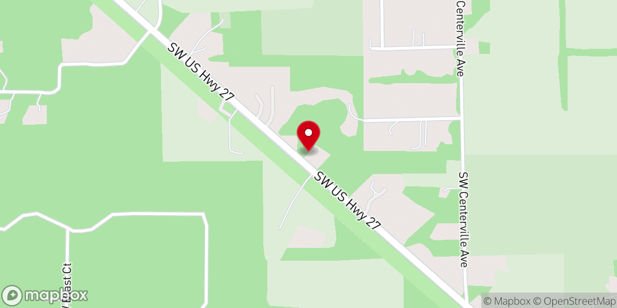 Map showing location of Fort White Church of Christ