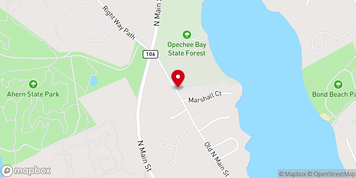 Map showing location of Faith Pointe Church