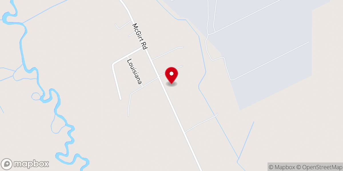 Map showing location of White Oak Christian Fellowship Cntr