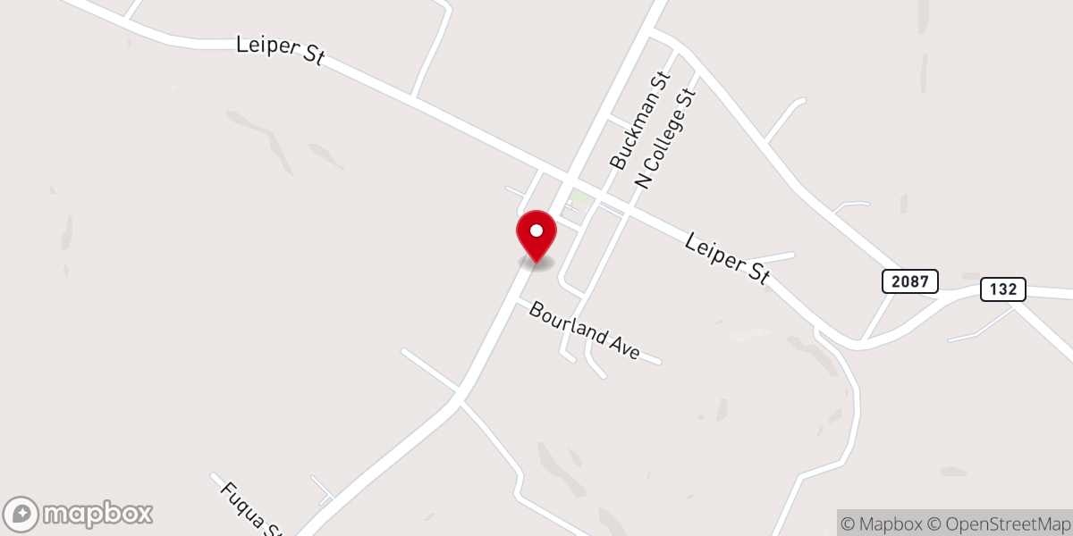Map showing location of Lighthouse Tabernacle of Dixon