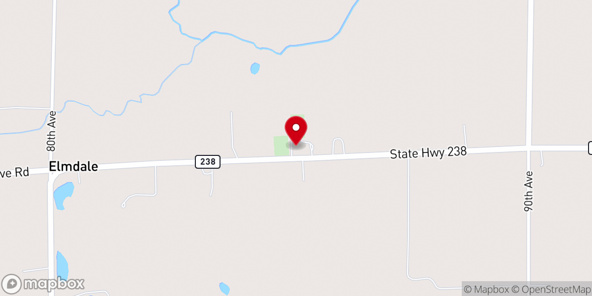 Map showing location of St Edwards Parish Elmdale