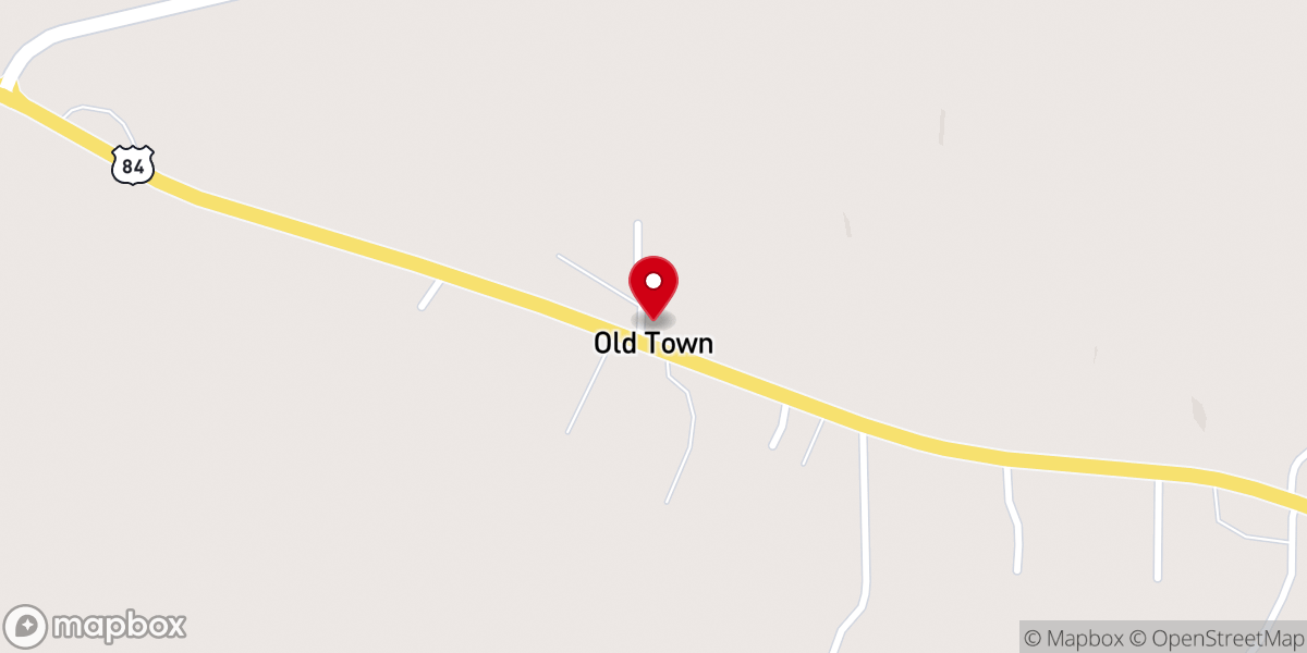 Map showing location of Cedar Grove African Methodist Episcopal Church