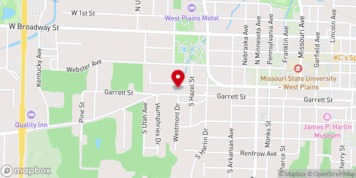 Map showing location of Calvary Pentecostal Tabernacle
