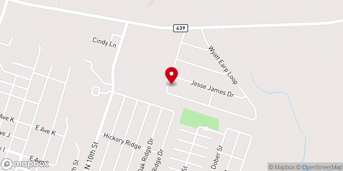 Map showing location of Healing Waters Church of Texas Inc