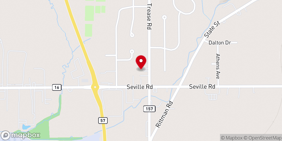 Map showing location of Ambassador Baptist Church