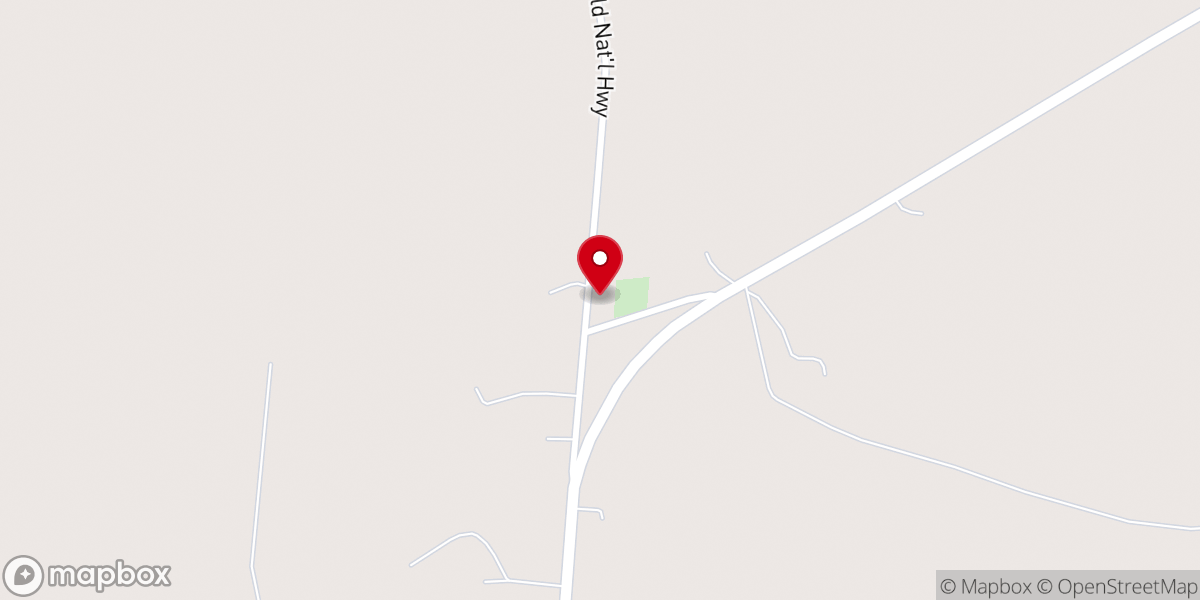 Map showing location of New Hope Missionary Baptist Church