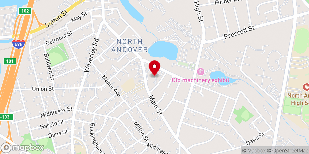 Map showing location of St Michael's Parish