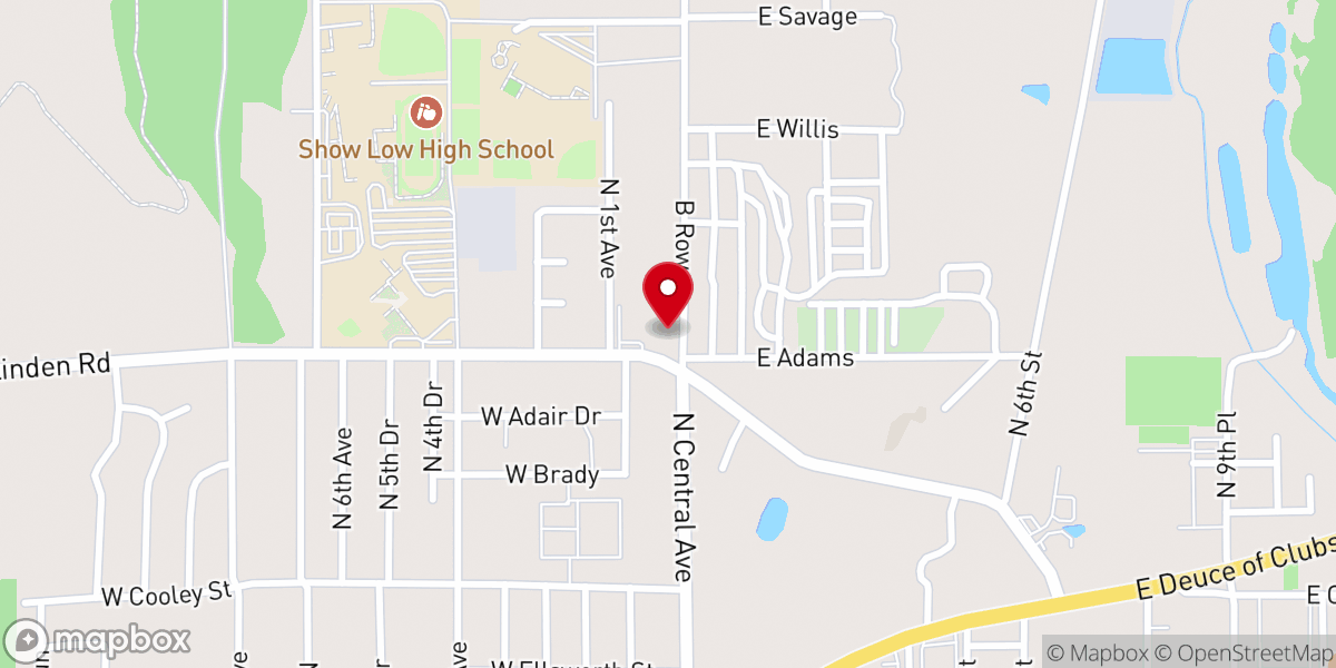 Map showing location of Christian Science Society