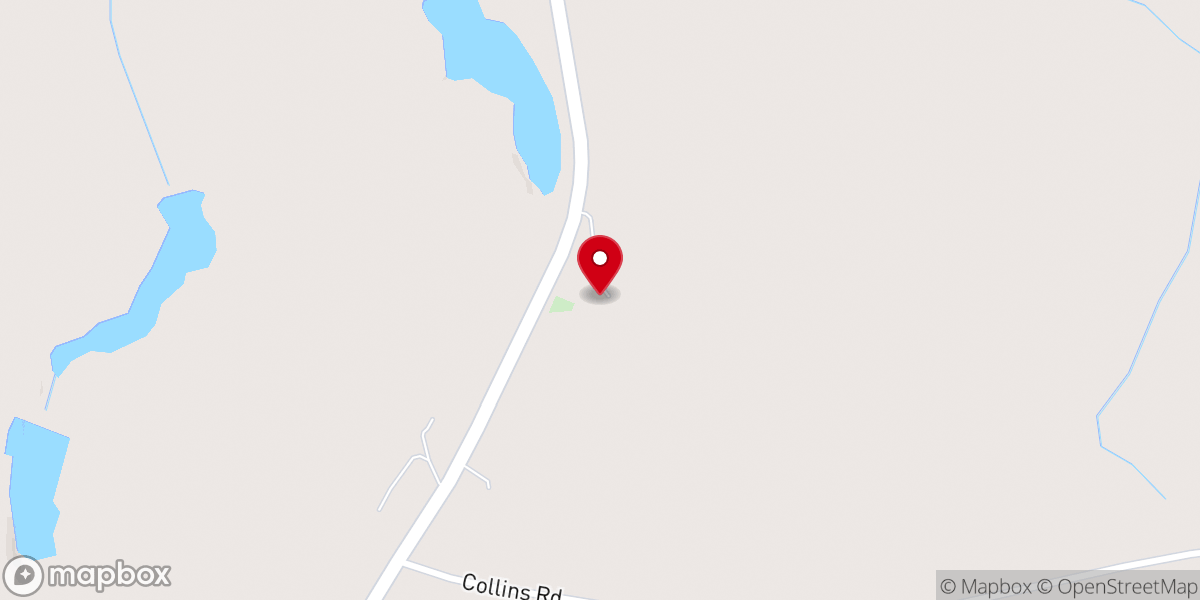 Map showing location of McElmurray Tabernacle Baptist Church