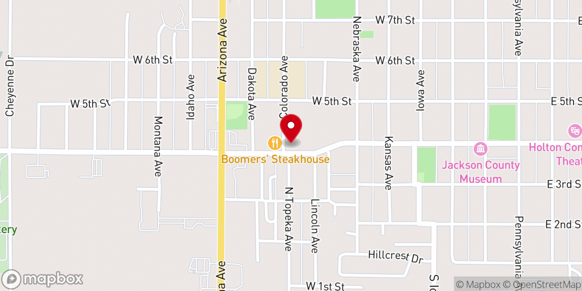Map showing location of Solid Christian Church