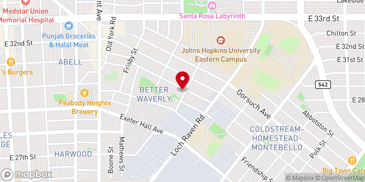 Map showing location of Saint Stephens Church of God