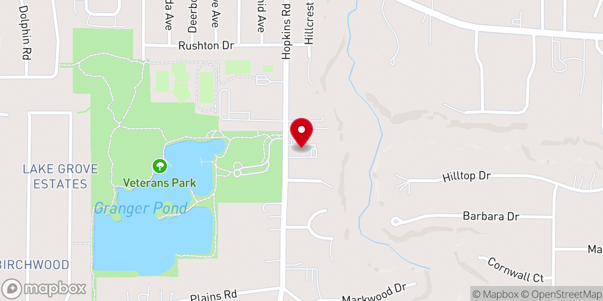 Map showing location of Saint Pauls United Presbyterian Church