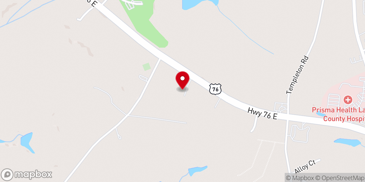Map showing location of Chestnut Ridge Baptist Church East Campus