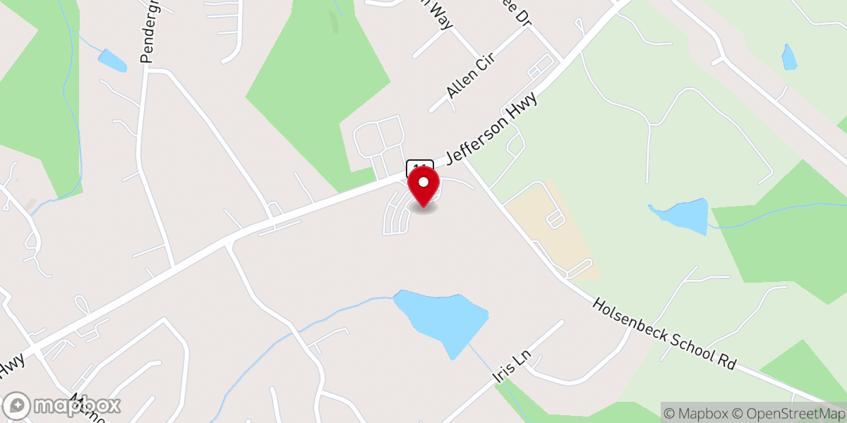 Map showing location of Winder First Baptist Church
