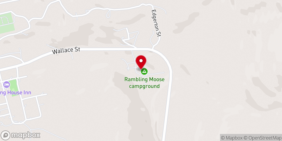 Map showing location of Virginia City KOA Journey