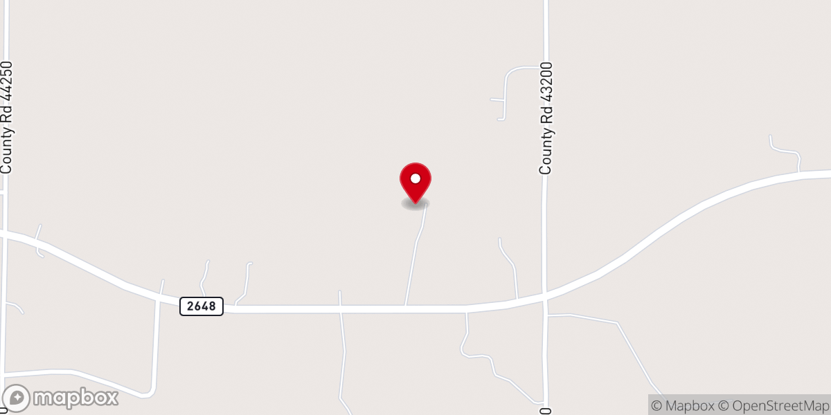 Map showing location of Chisum Trails Cowboy Church