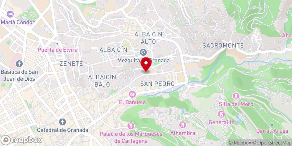 Map showing location of Iglesia de San Juan de los Reyes