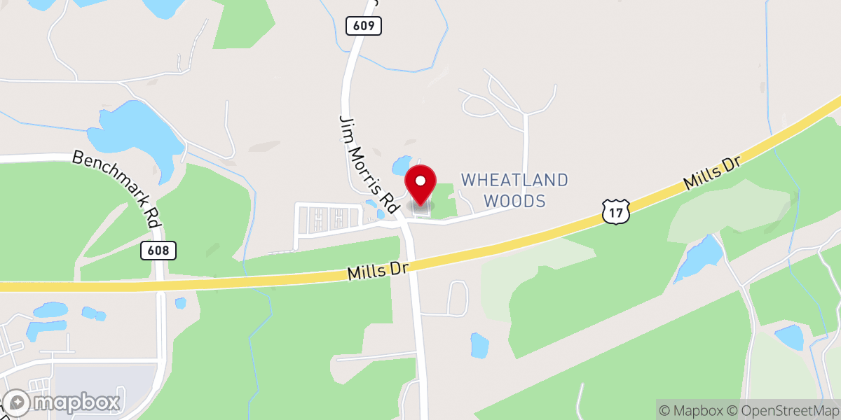 Map showing location of Word of the Truth Christian Ministries