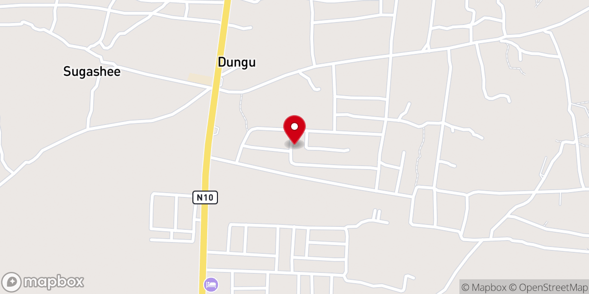 Map showing location of Koinonia Baptist Church, Tamale