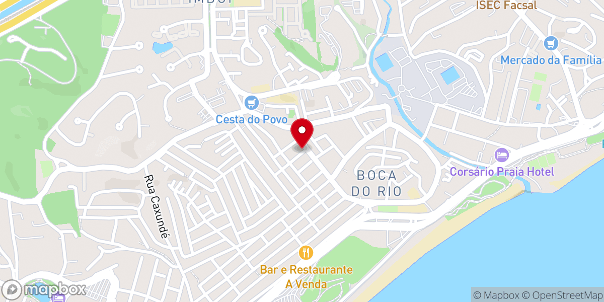 Map showing location of Igreja Pentecostal Chama Viva do Espirito Santo