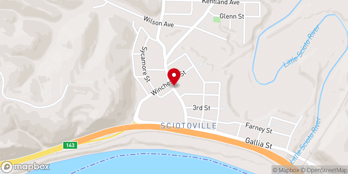 Map showing location of Christ Sanctuary Church